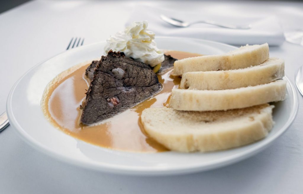 Traditional Braised Beef with dumplings