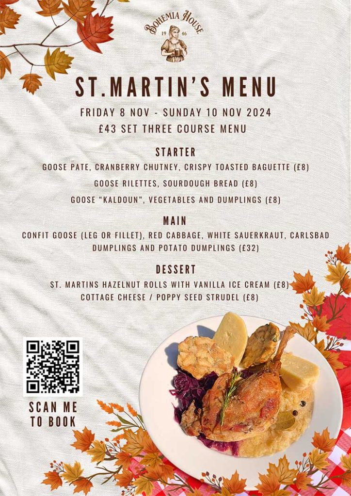 St.Martin's menu